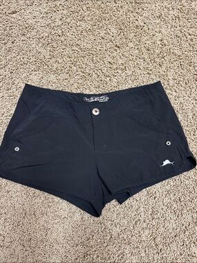 Pelagic Black Women's Athletic Swim Shorts